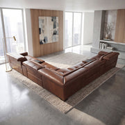 9790BRW*7LRRRPWH (7)7-Piece Modular Power Reclining Sectional with Power Headrests and Charging Ports - 9790BRW*7LRRRPWH