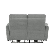 9804DV-2PWH Power Double Lay Flat Reclining Love Seat with Power Headrests and USB Ports - 9804DV-2PWH