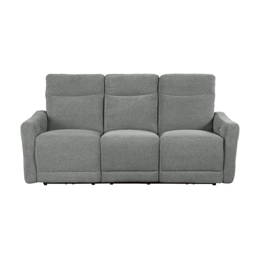 9804DV-3PWH Power Double Lay Flat Reclining Sofa with Power Headrests and USB Ports - 9804DV-3PWH