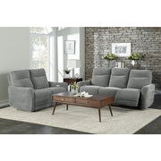 9804DV-3PWH Power Double Lay Flat Reclining Sofa with Power Headrests and USB Ports - 9804DV-3PWH