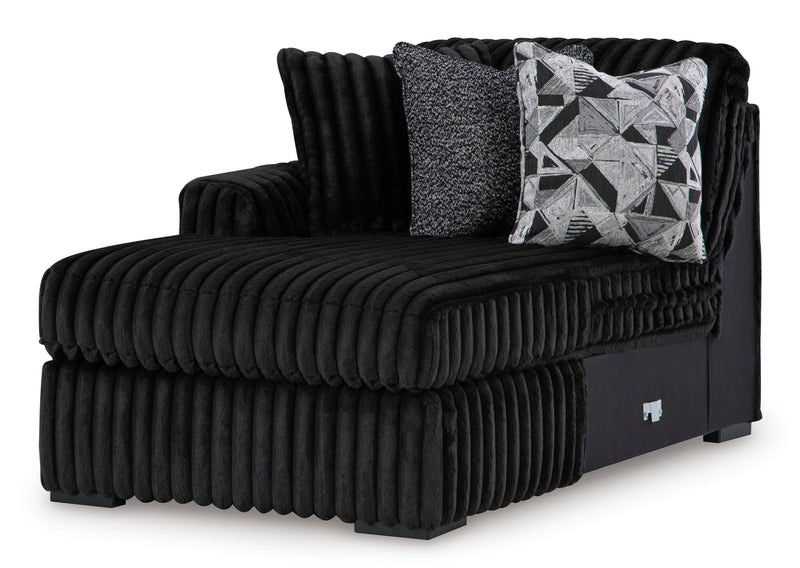 Midnight-Madness Onyx 2-Piece LAF Chaise Sectional from Ashley - Luna Furniture