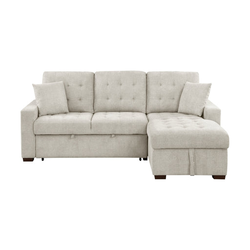 9816SN*2LLRC (2)2-Piece Sectional with Right Chaise, Pull-out Bed and Hidden Storage - 9816SN*2LLRC