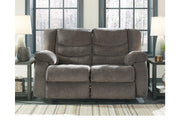 Tulen Gray Reclining Loveseat and Recliner -  Ashley - Luna Furniture
