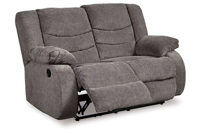 Tulen Gray Reclining Loveseat and Recliner -  Ashley - Luna Furniture