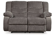 Tulen Gray Reclining Loveseat and Recliner -  Ashley - Luna Furniture