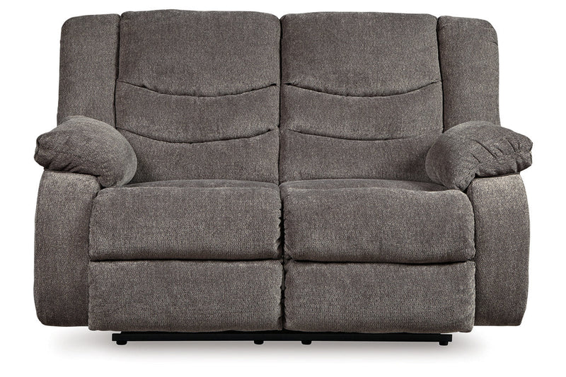 Tulen Gray Reclining Loveseat and Recliner -  Ashley - Luna Furniture