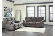 Tulen Gray Reclining Sofa and Loveseat -  Ashley - Luna Furniture