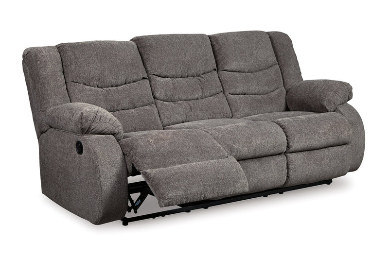 Tulen Gray Reclining Sofa, Loveseat and Recliner -  Ashley - Luna Furniture
