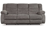 Tulen Gray Reclining Sofa and Loveseat -  Ashley - Luna Furniture