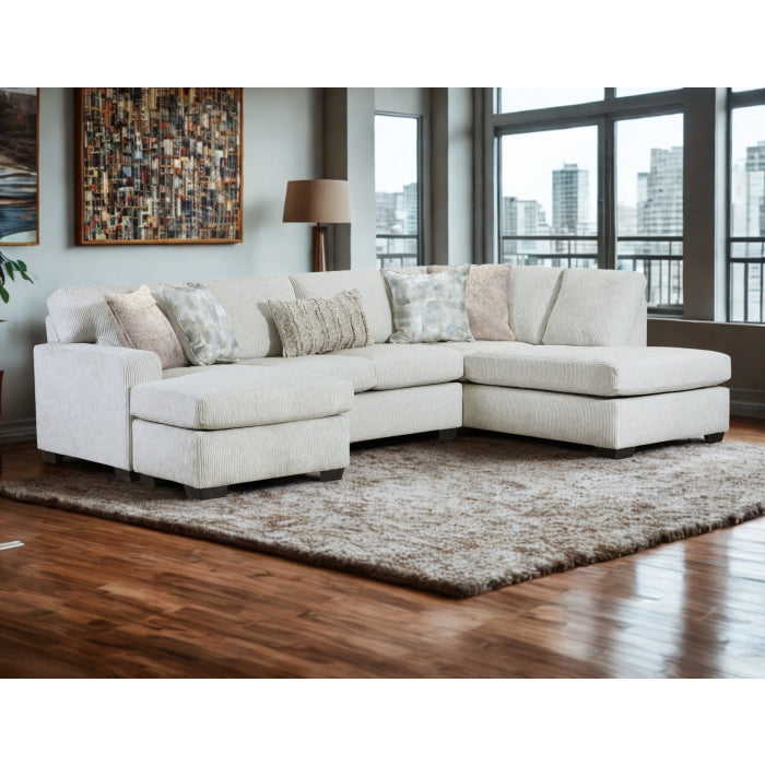 99003CSM*SC (2) 2-Piece Sectional with Pillows - 99003CSM*SC