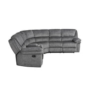 9913*32LCN2R (3)3-Piece Reclining Sectional with Left Console - 9913*32LCN2R