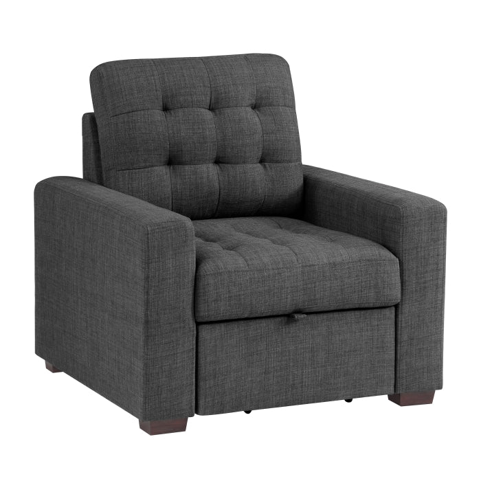 9916DG-1 Chair with Pull-out Ottoman - 9916DG-1