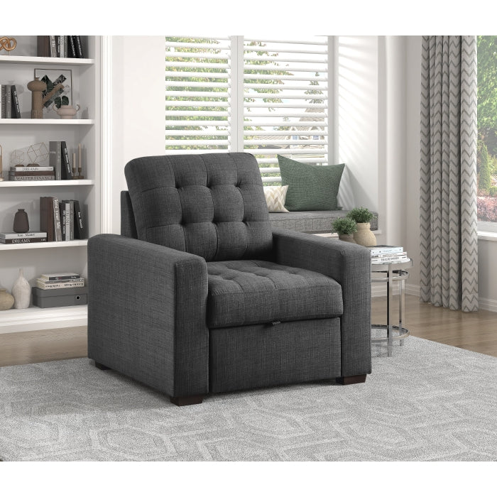 9916DG-1 Chair with Pull-out Ottoman - 9916DG-1
