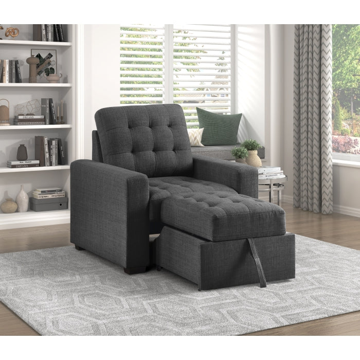 9916DG-1 Chair with Pull-out Ottoman - 9916DG-1