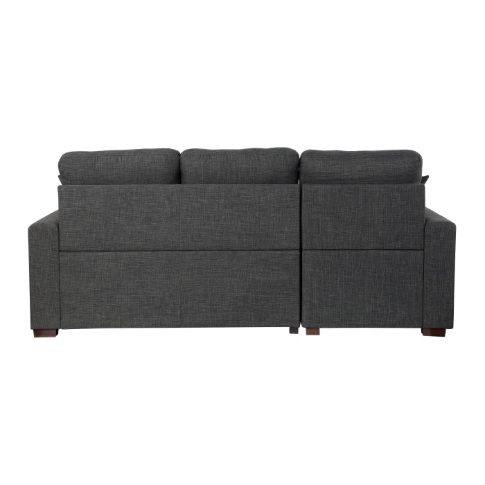 9916DG*2LCRL (2)2-Piece Sectional with Pull-out Bed and Left Chaise with Hidden Storage - 9916DG*2LCRL