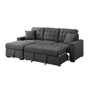 9916DG*2LCRL (2)2-Piece Sectional with Pull-out Bed and Left Chaise with Hidden Storage - 9916DG*2LCRL