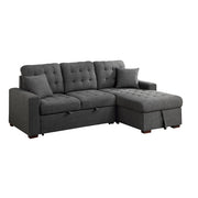 9916DG*SC (2)2-Piece Sectional with Pull-out Bed and Right Chaise with Hidden Storage - 9916DG*SC
