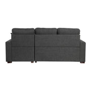 9916DG*SC (2)2-Piece Sectional with Pull-out Bed and Right Chaise with Hidden Storage - 9916DG*SC