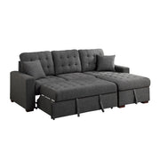 9916DG*SC (2)2-Piece Sectional with Pull-out Bed and Right Chaise with Hidden Storage - 9916DG*SC