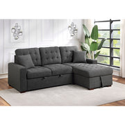9916DG*SC (2)2-Piece Sectional with Pull-out Bed and Right Chaise with Hidden Storage - 9916DG*SC