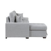 9916GY*2LCRL (2)2-Piece Sectional with Pull-out Bed and Left Chaise with Hidden Storage - 9916GY*2LCRL