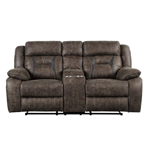 9989DB-2 Double Reclining Love Seat with Center Console - 9989DB-2