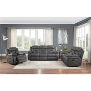 9989GY-3 Double Reclining Sofa - 9989GY-3