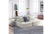 Bales Taupe 4-Piece Modular Sectional -  Ashley - Luna Furniture