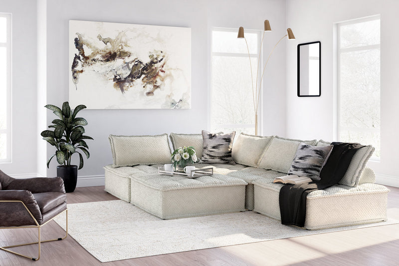 Bales Taupe 5-Piece Modular Sectional -  Ashley - Luna Furniture