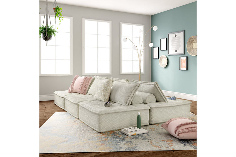 Bales Taupe 6-Piece Modular Sectional -  Ashley - Luna Furniture