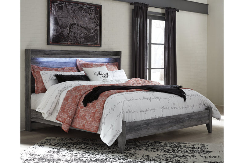 Baystorm Gray King Panel Bed from Ashley - Luna Furniture