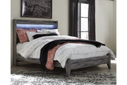 Baystorm Gray Queen Panel Bed from Ashley - Luna Furniture