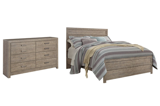 Culverbach Gray Queen Panel Bed with Dresser from Ashley - Luna Furniture