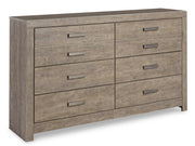 Culverbach Gray Queen Panel Bed with Dresser from Ashley - Luna Furniture