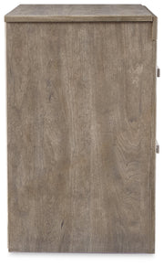 Culverbach Gray Queen Panel Bed with Mirrored Dresser, Chest and 2 Nightstands from Ashley - Luna Furniture