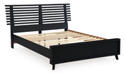Danziar Black Slat Panel Bedroom Set from Ashley - Luna Furniture