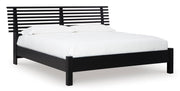 Danziar Black Slat Bedroom Set from Ashley - Luna Furniture