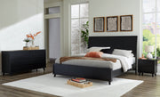 Danziar Black King Panel Bed, Dresser and Nightstand from Ashley - Luna Furniture