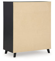 Danziar Black Queen Bed, Dresser, Mirror, Chest and Nightstand from Ashley - Luna Furniture