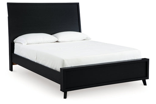 Danziar Black Queen Platform Bed from Ashley - Luna Furniture