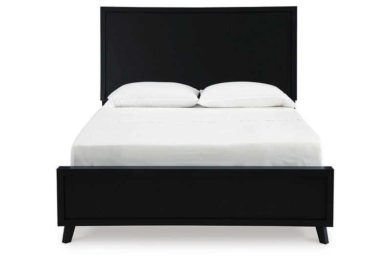 Danziar Black Queen Platform Bed from Ashley - Luna Furniture