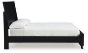 Danziar Black Queen Bed, Dresser, Mirror, Chest and Nightstand from Ashley - Luna Furniture