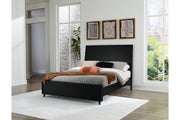 Danziar Black Queen Platform Bed from Ashley - Luna Furniture