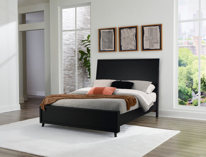 Danziar Black Panel Bedroom Set from Ashley - Luna Furniture