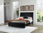 Danziar Black Queen Panel Platform Bed, Dresser and Mirror from Ashley - Luna Furniture