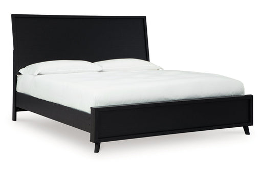 Danziar Black King Platform Bed from Ashley - Luna Furniture