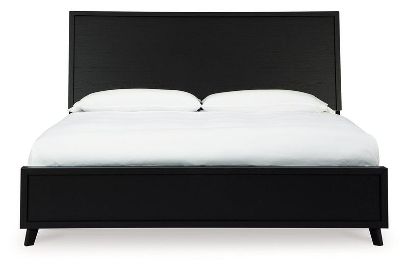 Danziar Black King Platform Bed -  Ashley - Luna Furniture