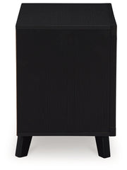 Danziar Black King Panel Bed, Dresser and Nightstand from Ashley - Luna Furniture