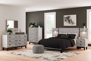 Vessalli Gray Panel Bedroom Set with Extensions from Ashley - Luna Furniture