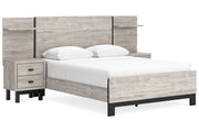 Vessalli Gray Queen Panel Bed with Extensions from Ashley - Luna Furniture